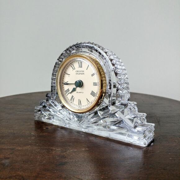 Godinger Vintage Crystal Clock - Picture 3 of 7